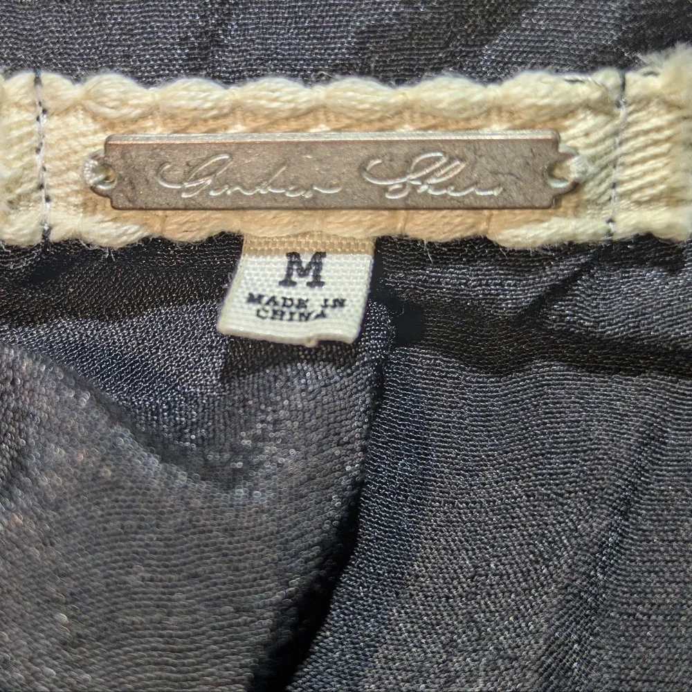 Black Ruffle Top - Picture 6 of 11